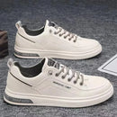 2025 New Trendy Versatile Cloth Shoes Men's Spring New Breathable White Shoes Men's Sports and Leisure Board Shoes Trendy Shoes