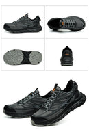 Lightweight Steel toe Shoes Work Sneakers Safety Shoes Men Anti-smash Anti puncture Indestructible shoes Security Breathable