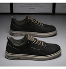 2025 New Trendy Versatile Cloth Shoes Men's Spring New Breathable White Shoes Men's Sports and Leisure Board Shoes Trendy Shoes