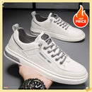 2025 New Trendy Versatile Cloth Shoes Men's Spring New Breathable White Shoes Men's Sports and Leisure Board Shoes Trendy Shoes