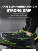 Lightweight Steel toe Shoes Work Sneakers Safety Shoes Men Anti-smash Anti puncture Indestructible shoes Security Breathable